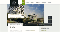 Desktop Screenshot of developinvest.cz