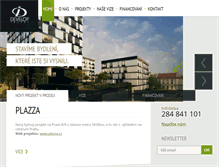 Tablet Screenshot of developinvest.cz